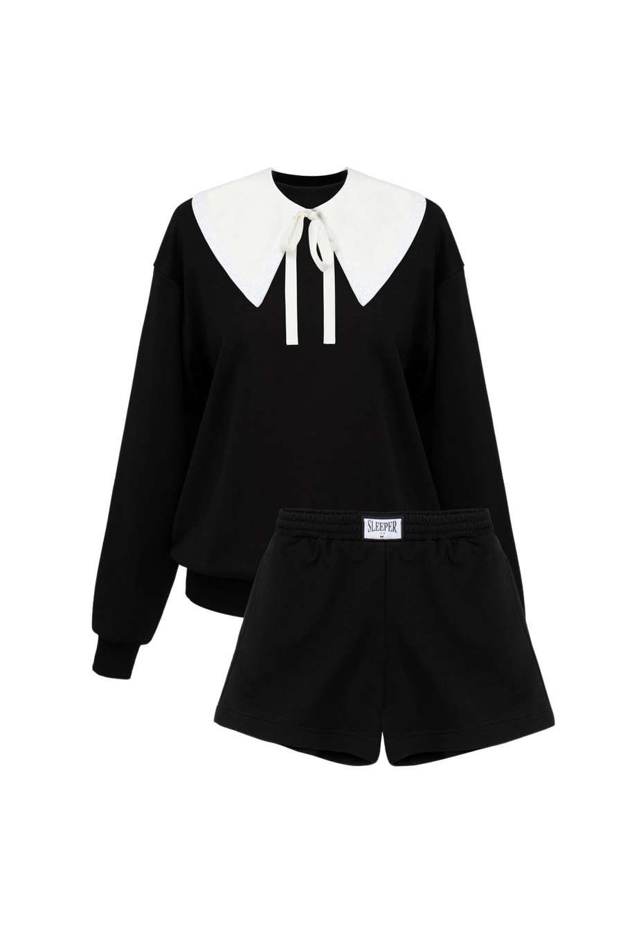 Diana Athpleasure Sweatsuit With Shorts Black
