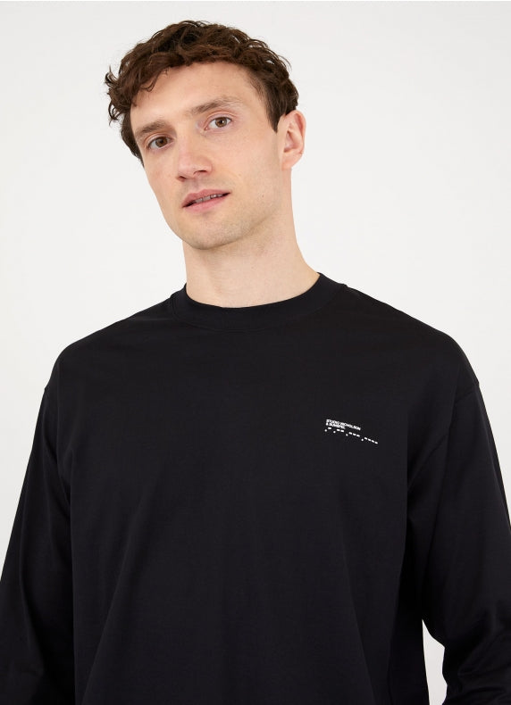 Sunspel x Studio Nicholson ST Printed LS T-shirt Black