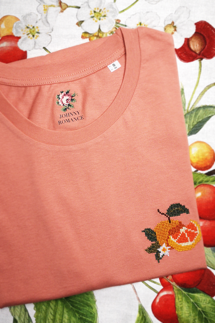 T-Shirt Mandarine Vieux Rose