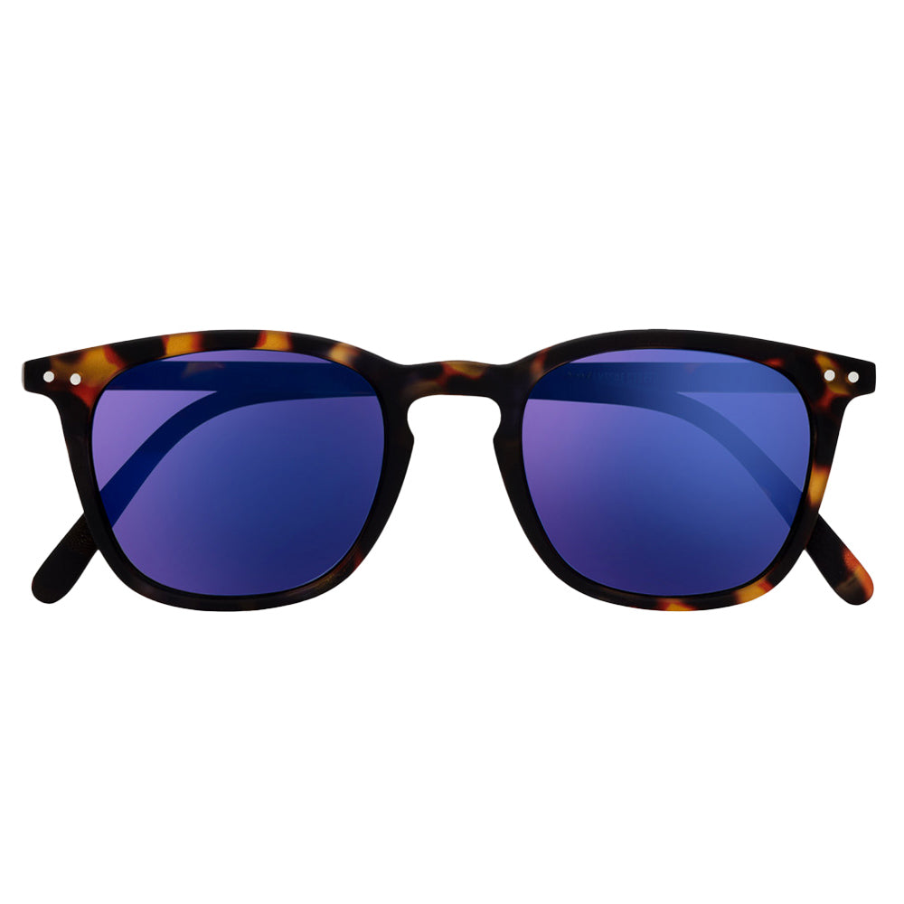 SUN LMS #E Tortoise Soft Blue Mirror Lenses