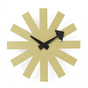 Asterisk Clock Brass (250 mm)
