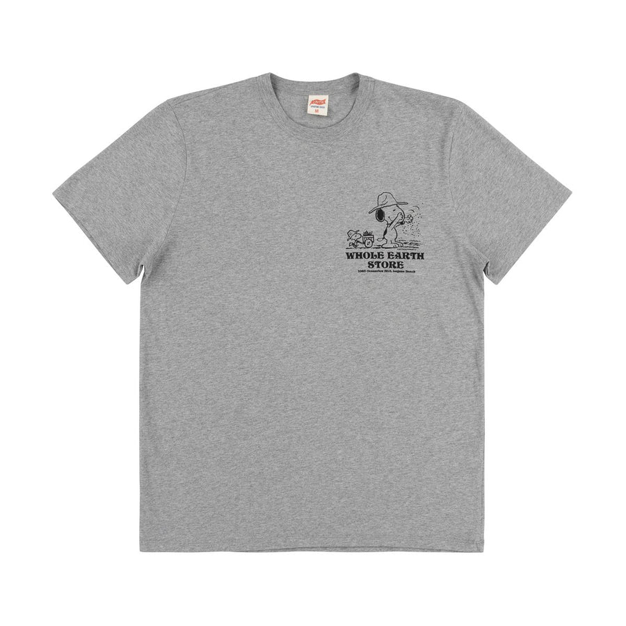 Whole Earth T-Shirt Grey Marl (Unisex)