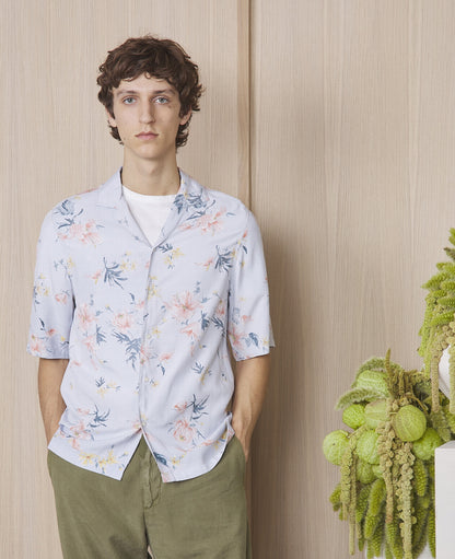 Eren japanese rayon shirt - Flower Print